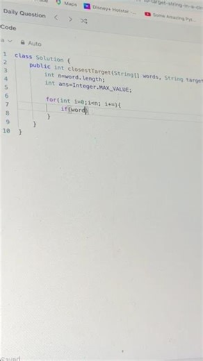 Day 43 of My #300DaysOfCode | LeetCode 2515 – Circular Array Distance | Final Year ➝ Job Offer