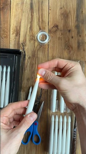 How we hung our floating candles #harrypotter #floatingcandles