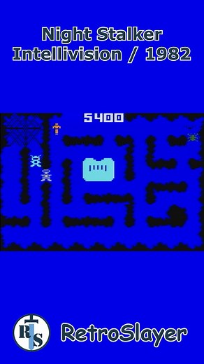 Trapped in the dark with robots, bats, and spiders in Night Stalker for the Intellivision. Grab your gun, stay on the move, and survive the maze one shot at a time. #Intellivision #RetroGaming #NightStalker | Retro Slayer