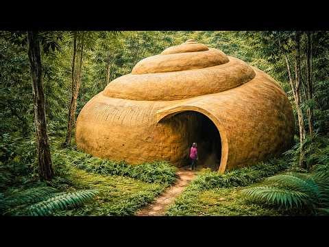 This Is Insane She Build the Most Incredible Jungle Home Shelter by Her Own Hand!
