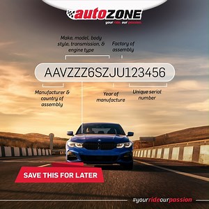 What does your VIN number represent? 🚗🔢 Your VIN (Vehicle Identification Number) is your car’s unique ID! Here’s what it tells you: - First 3 digits: Identify the manufacturer and the country where your vehicle was assembled - Next 6 digits: Provides details about your vehicle's make, model, body style, transmission, and engine type - 10th digit: The year of manufacture - 11th digit: The factory where your car was assembled - Last 6 digits: Your car’s unique serial number 🔎 Find your VIN on y