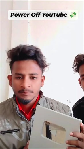 ALONE RAKIB BOY on Instagram: "Power Off YouTube 💸 My Silver Play Botton Please Follow Me Guys 🙏🙏 #reels #instagram #trendingreels"