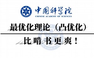 完整版【最优化理论算法】不愧是中科大教授，居然3小时教会了我四年没学会的优化理论算法！（人工智能、深度学习、机器学习、神经网络）