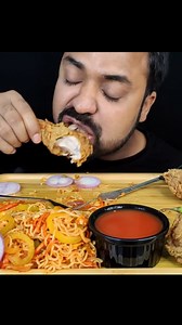 Eating KFC Chicken Fry | #kfc #chickenfry #Reels #Mukbang #asmr | Live To EATT
