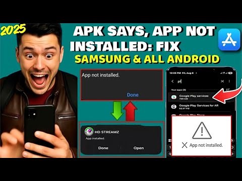 What To Do When APK Says App Not Installed Samsung/Android || App Not Installed APK [Fixed] 2025