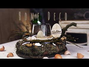 NATUR Deko Gesteck DIY | Das duftende OSTER Nest