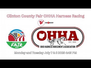 Clinton County Fair OHHA Harness Racing