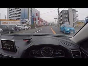 アクセラスポーツ1.5 (運転席視界）～市街地～