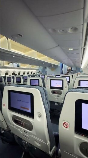 ANA Boeing 787-9 Economy Class Interior #boeing #aviation #japan
