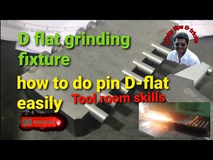 ejector pins grinding fixture | pin flat grinding fixture | Dflat grinding fixture | tool room work