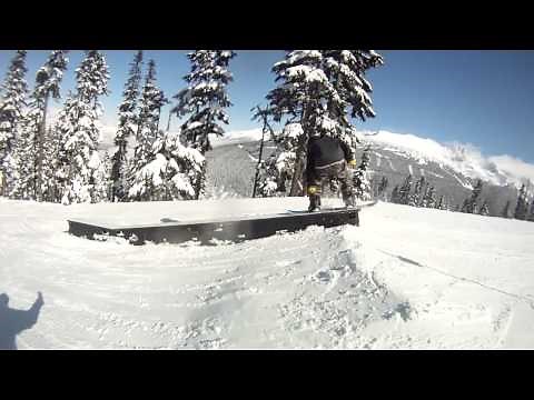 Republic snowboard Yan Devo wit Dark Love crew at Whistler