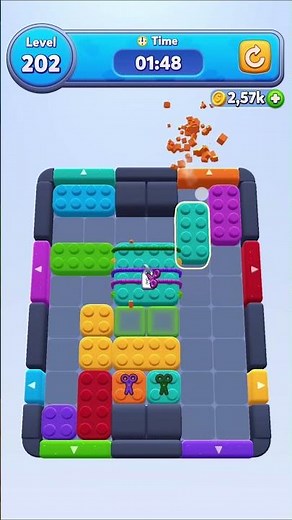 Color Block Jam 202 Solution Walkthrough