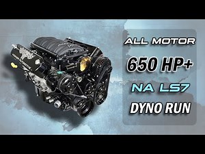 Wegner Automotive NA 441CI LS7 Engine Package Dyno Run