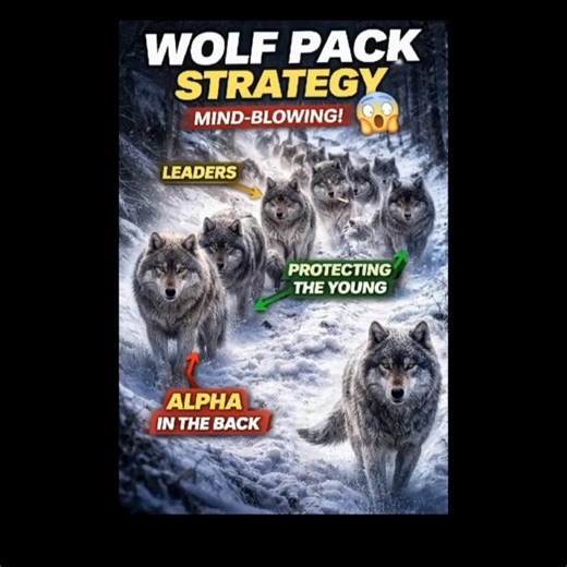 The Secret Wolf Pack Strategy That Will Blow Your Mind #facts #wolf #midset #shorts #amazingfacts
