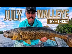 JULY WALLEYE TIPS that Work! (Full Summer Patterns)