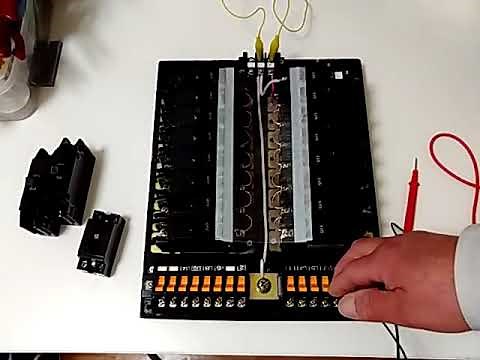 ニュートラルスイッチを使用した分電盤のモデル