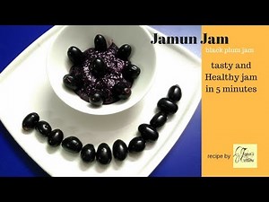 Jamun Jam | Tasty and healthy jam in 5 minutes | black plum jam | by Tanvi's Creations