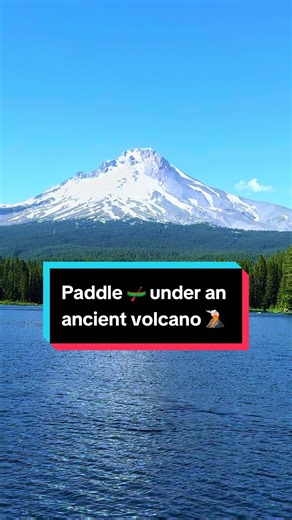 Exploring Trillium Lake at Mt. Hood, Oregon