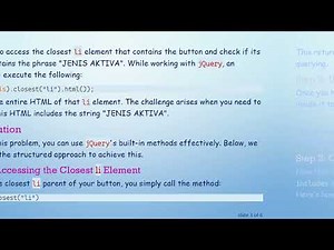 Finding a Proper Selector for HTML Elements Using jQuery