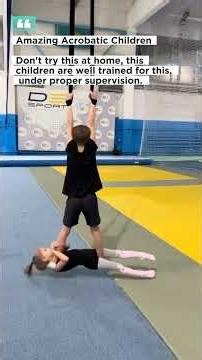 You Won’t Believe What These Acrobatic Kids Can Do!#funny #viralvideo #kids #viral #youtubeshort