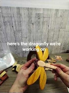 dragonfly project update #woodscraft #wooddesigner #woodworking #intarsia #fyp