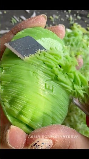 Carving dry soap strips ASMR! #soapstrips #soapcubes