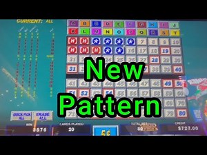 KENO - Multi Card with my New Pattern. Let's see how it does!