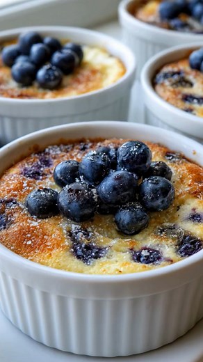 26K views · 112 reactions | 𢡄 Baked Blueberry Cottage Cheese...