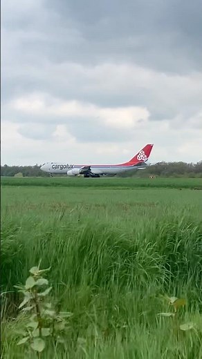 Cargolux Boeing 747-8F lineup at Luxembourg Airport