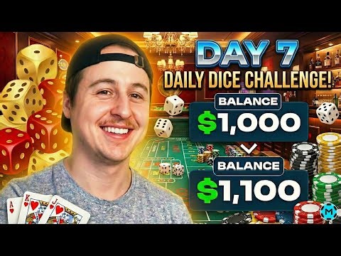 7 Days of Dice Profits Straight – My Strategy Might Actually Be Working! | GOATED CHALLENGE