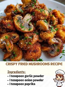 “Okay… these Crispy Fried Mushrooms might just be the best thing I’ve ever tasted 😍🔥 One bite and you’ll understand why I can’t stop talking about them!” RECIPE in cmnt 👇 | Easy Recipes