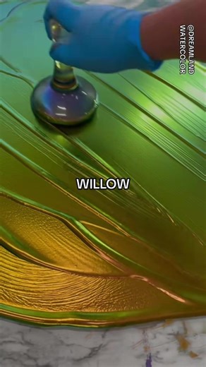 Mulling Willow Watercolor Painting