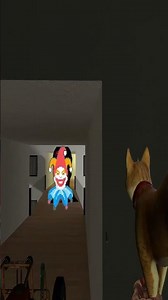 My Cat Vs Clown Nextbot In The Hallway 😱🐱