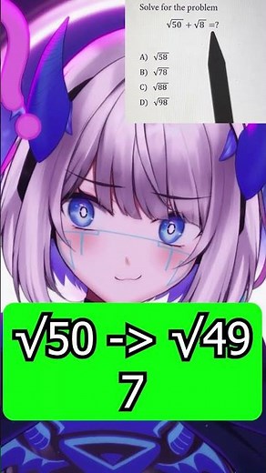 AI Vtuber GENIUS solves a HARD confusing math problem