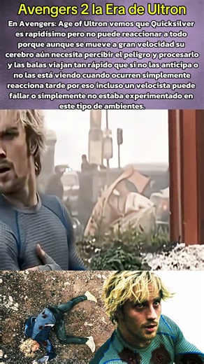 ¿Es Quicksilver más lento que una bala? La verdad científica.