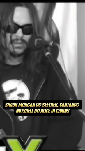 Shaun Morgan do Seether, cantando Nutshell do Alice in Chains #seether #grunge #aliceinchains