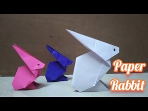Easy Paper Rabbit (DIY) / Easy Origami Paper Rabbit Tutorial