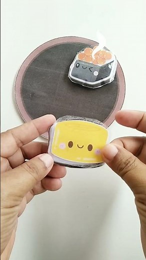 Blind bag squishy paper sushi | Papercraft
