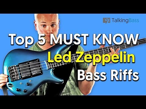 Top 5 MUST KNOW Led Zeppelin Bass Riffs