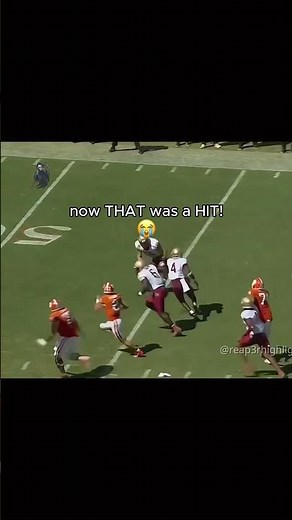 The QB got obliterated 😭 #americanfootball