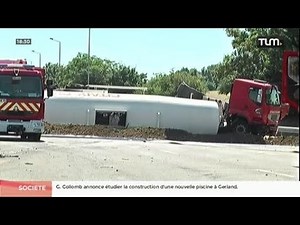 L'A43 coupée dans les 2 sens suite à un accident de camion