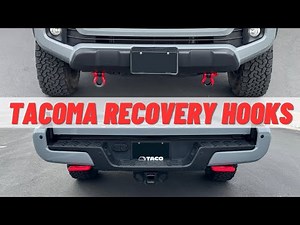 Installing Front & Rear Tacoma Recovery Points!