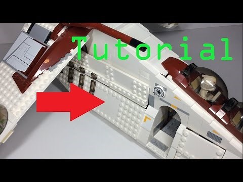 Lego Star Wars 2013 Republic Gunship Door Modification Tutorial