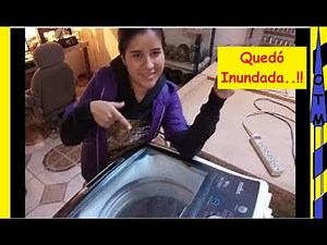 Repair of a Mabe Aqua Saver washing machine that does not drain and does not spin clothes