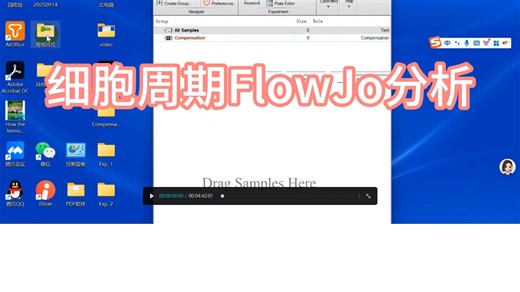 流式细胞周期数据的FlowJo分析