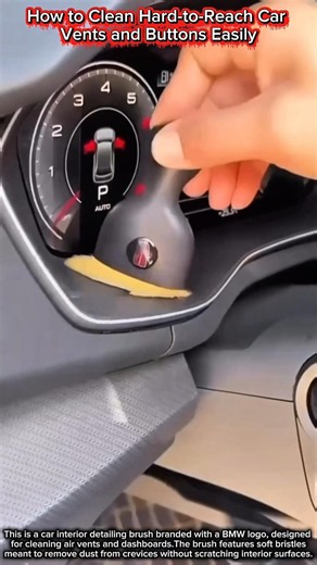 How to Clean Hard-to-Reach Car Vents and Buttons Easily