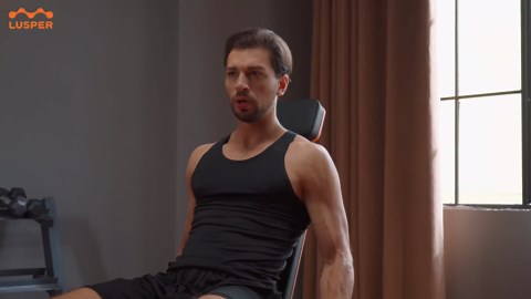 Lusper Weight Bench for Home Gym, Adjustable and Foldable 700LB/800LB Weight Bench, Multi-Purpose Workout Bench for Bench Press Sit up Incline Flat Decline