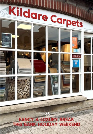 Fancy a luxury getaway this Bank Holiday Weekend? No flights. Big queues. Immerse yourself in all the patterns, textures, and luxury we have to offer. Welcome to Kildare Carpets. Live in Luxury - Only with Kildare Carpets ✨ Contact us today! 📲 Call us on (01) 627 9509 📍 Main St, Celbridge, Co. Kildare, W23 E095 🌐 kildarecarpetsandflooring.ie . . . . . #flooring #interiordesign #homedecor #flooringexperts #flooringideas