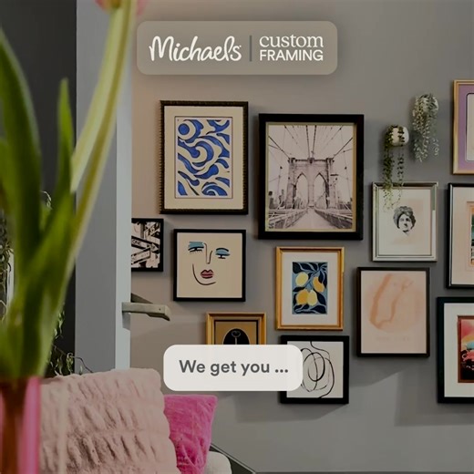 We'll build a custom frame just for you. 🙌 Mix and match hundreds of top-quality mouldings and mats to suit your style. | Michaels Stores