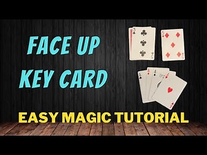 Easy Magic Card Trick You Can Do - Face Up Key Card Magic Card Trick Tutorial